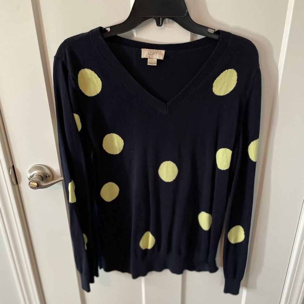 Loft Polka Dot Sweater